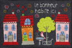 EFIA Salonloewe  TAPIS-PAILLASSON : LE BONHEUR