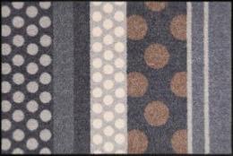 EFIA Salonloewe  TAPIS-PAILLASSON : GLAMOUR DOTS GREY