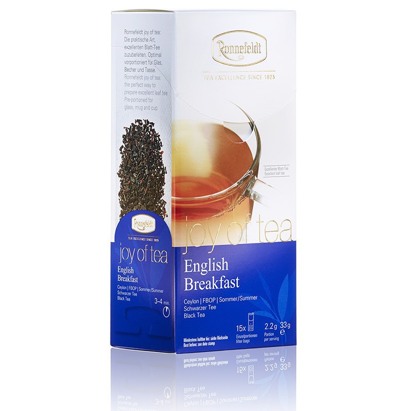 RONNEFELDT sachet "JOY OF TEA (leafcup) : thé noir English Breakfast