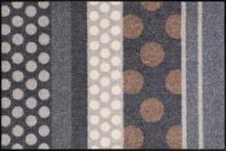 EFIA Salonloewe  TAPIS-PAILLASSON : GLAMOUR DOTS GREY